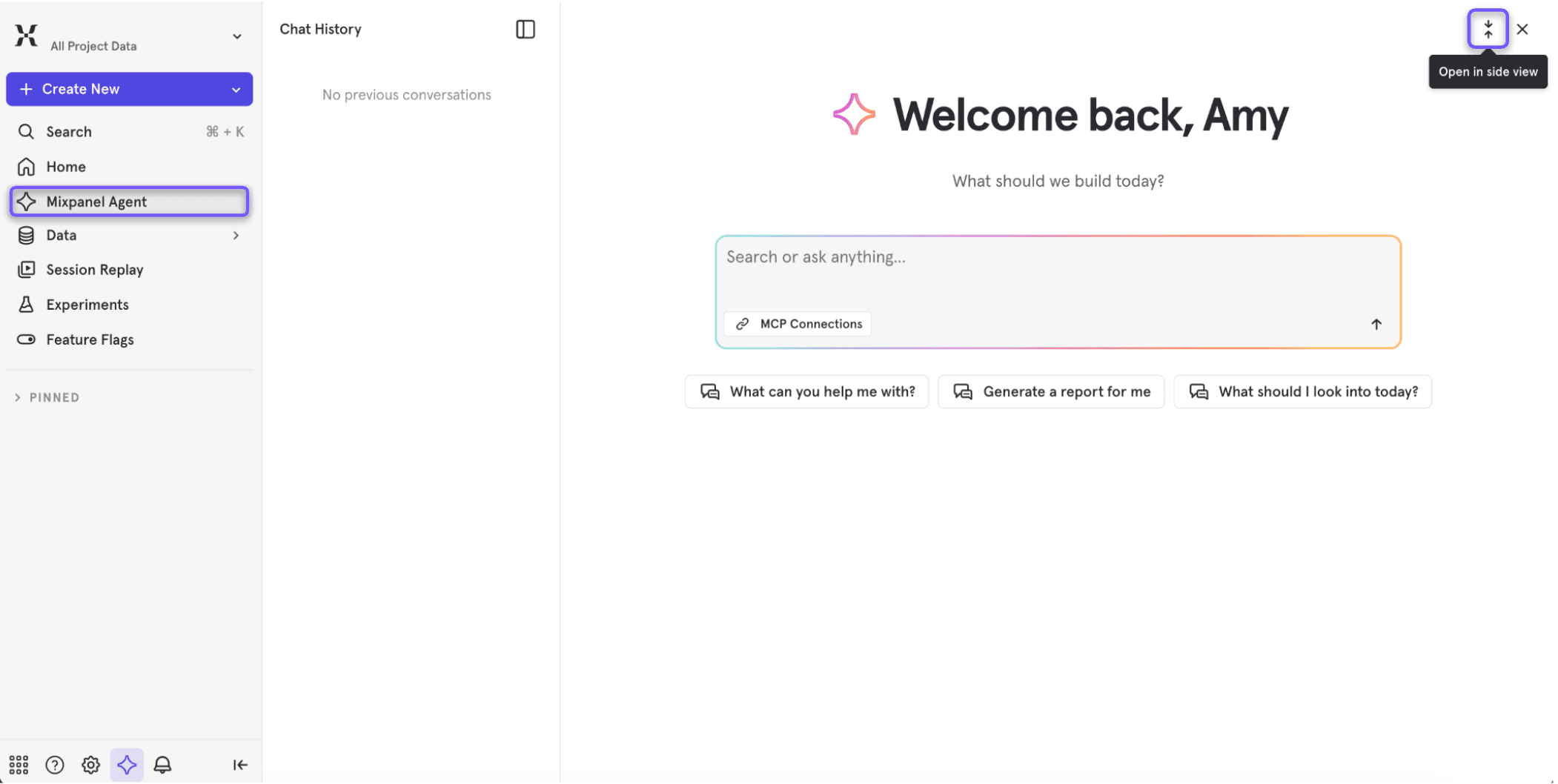 Mixpanel Agent Access